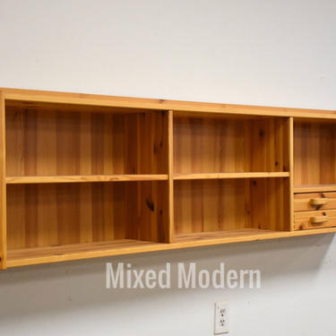Idé Møbler Solid Pine Hanging Bookshelf Cabinet 