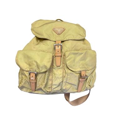 Prada Beige Nylon Backpack