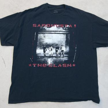 Vintage T-Shirt The Clash Sandinista! XL 2000s Joe Strummer English rock band, punk rock, new wave, ska, reggae 