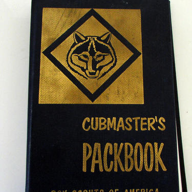 Vintage 1964 Cubmasters Packbook Boy Scouts of America Cub Scouts Handbook Illustrated 