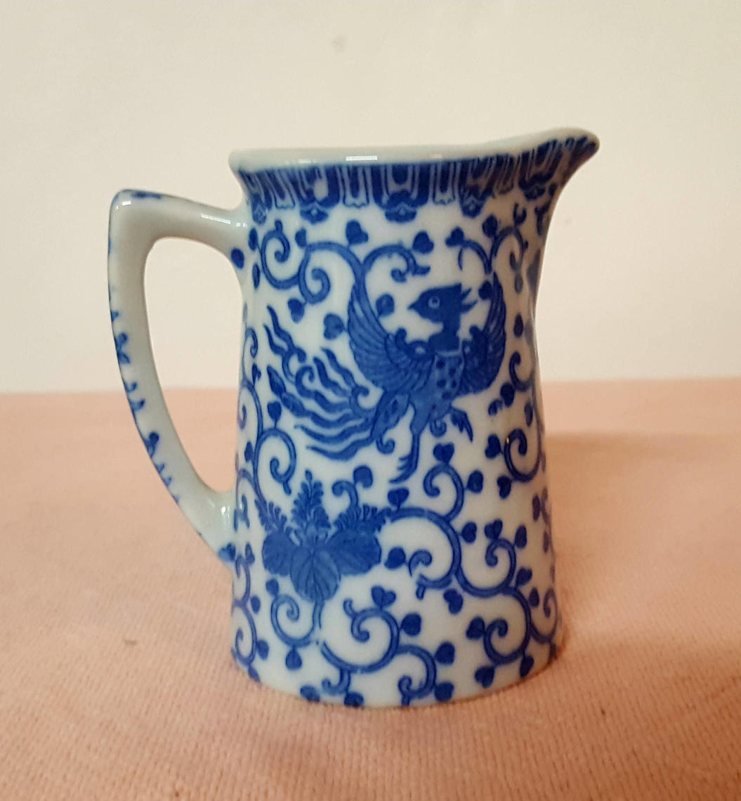 Vintage Phoenix Rising Mini Blue Creamer (Japan) | Over the Years ...