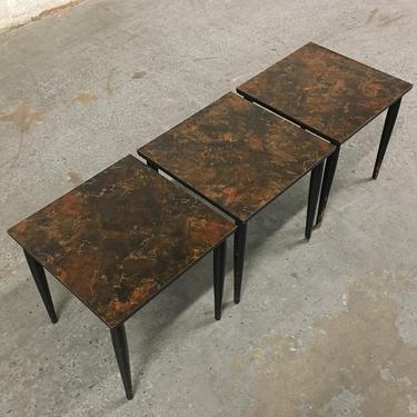 LOCAL PICKUP ONLY ———— Vintage Stacking Tables 