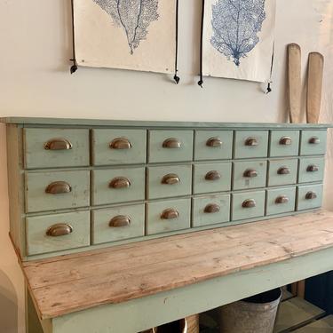 Vintage 21-Drawer Cabinet