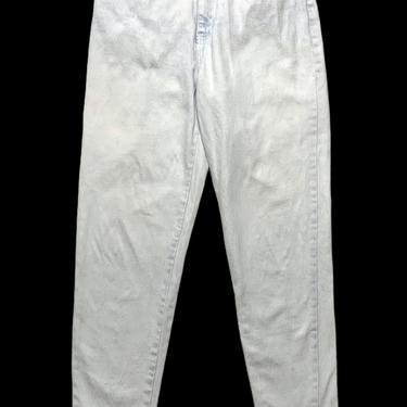 Vintage 1990s Women's LA BLUES Jeans ~ measure 28 x 29.25 ~ Light Wash / High Waist / Tapered Fit ~ size 5/6 ~ 28 Waist 