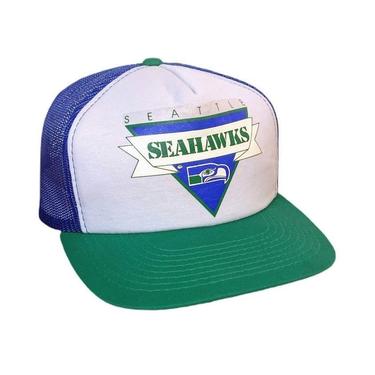 Vintage 80s Seattle Seahawks Trucker Hat Sports Specialties Snapback 