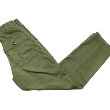 Vintage US Army OG-507 Field Trousers / Pants ~ measure 27 x 30 ~ Post Vietnam War ~ 27 Waist 