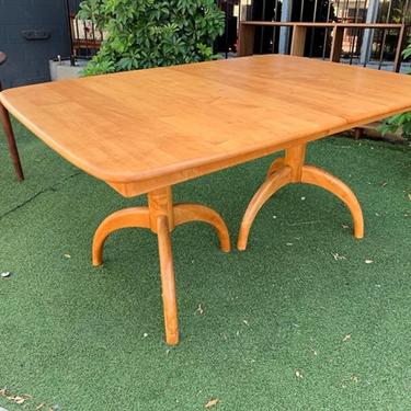 Mid Century Dining Table By Heywood Wakefield (2) Extensions