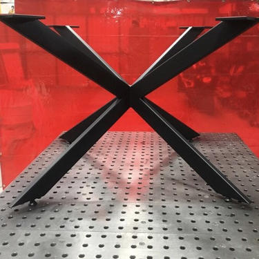 Modern steel table base customized 