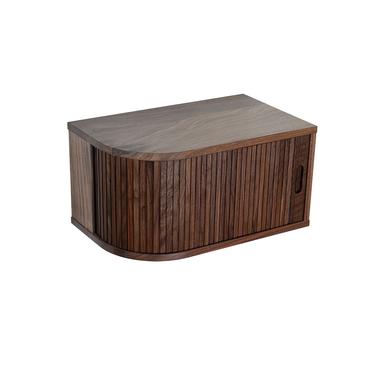 Floating Nightstand / Bedside Table in Walnut (Pair) No. 129 