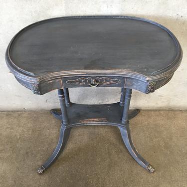 Antique Distressed and Painted Alter Table W/Drawer