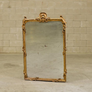 Gilt Cartouche Mirror