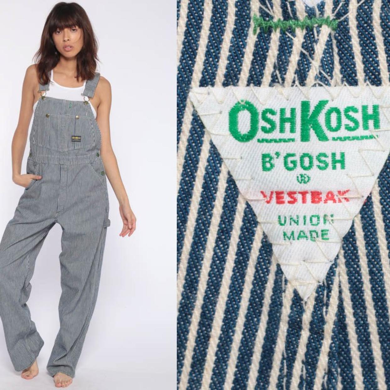 Osh Items Osh Kosh Overalls Striped Overalls 80s Denim Osh | Shop Exile - Tucson ...