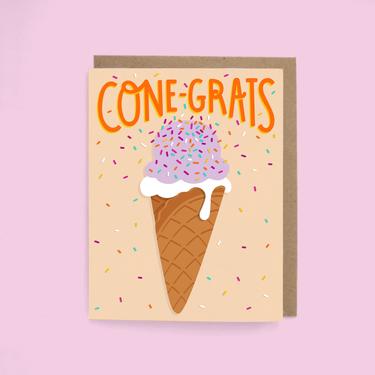 Cone-grats Card