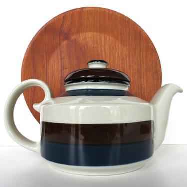 Arabia Finland Kaira Teapot, Scandinavian Stoneware Teapot By Anja Jaatinen-Winquist 