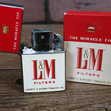 Vintage Liggett &amp; Myers Lighter with Original Box 