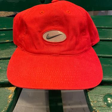 Vintage Red Nike Adjustable Hat