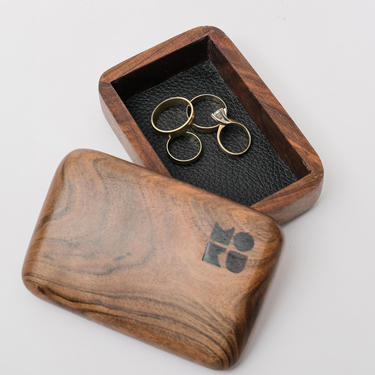 Handcrafted Jewelry Box, Wooden Jewelry Box, Artisanal Wooden Box 