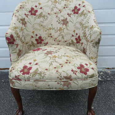 Ball And Claw Feet Living Bed Room Small Lady Side Chair 1340