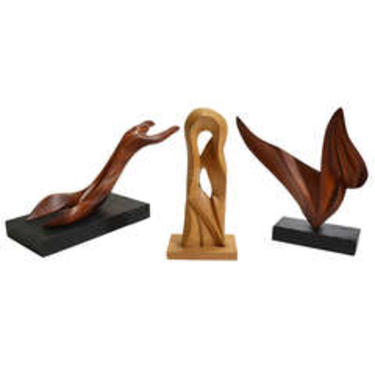 Abstract Wood Sculptures by Thomas B. Lewis