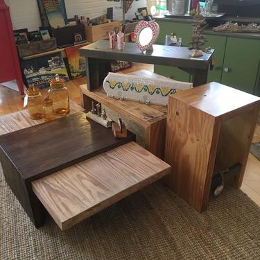 Upcycled Reclaimed Wood tables