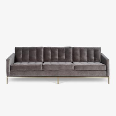 Florence Knoll Sofa, Brushed Brass