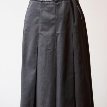 Prada Sport grey cotton pleated skirt