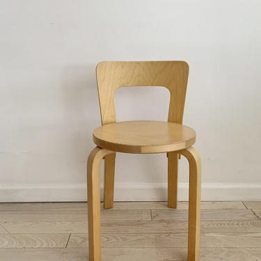 Vintage Alvar Aalto ICF 65 Chair in Birch