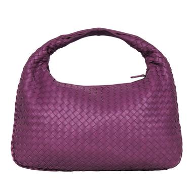 Bottega Veneta - Purple Woven Leather Hobo Bag
