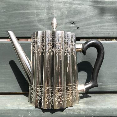 Vintage Indian Silver Teapot International Co 