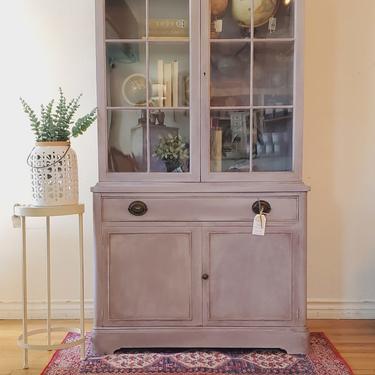 Lovely Lavender China Cabinet
