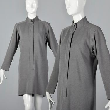 Medium Yves Saint Laurent Rive Gauche 1970s Knit Dress Minimalist Dress 70s Shift Dress Vintage YSL Wool Dress 