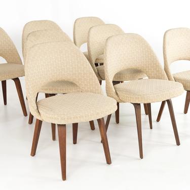 Eero Saarinen for Knoll Mid Century Modern Armless Executive Dining or Desk Chairs - Set of 8 - mcm 