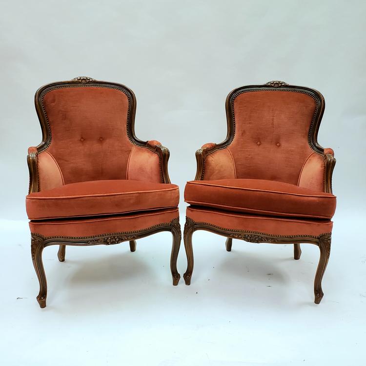 Italian made Louis XV Style Pair of Chairs