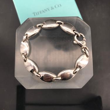 Tiffany Pebble Link Bracelet Sterling 