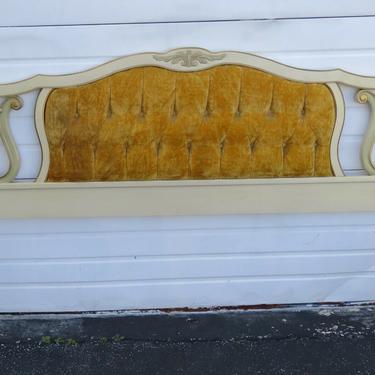 French Painted Upholstered King Size Headboard 1644