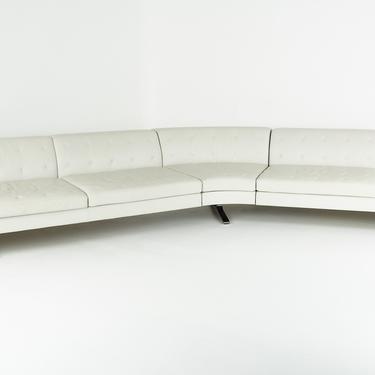 Poltrona Frau Kennedee Mid Century Italian Leather Sectional Sofa - mcm 