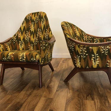 Adrian Pearsall His &amp; Hers Lounge Chairs 