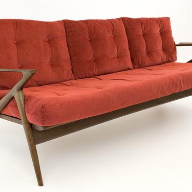 Kofod Larsen for Selig Z Sofa - Rare Mid Century Modern Couch - mcm 