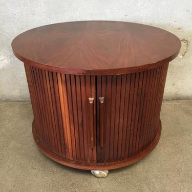 Mid Century Round Side Table