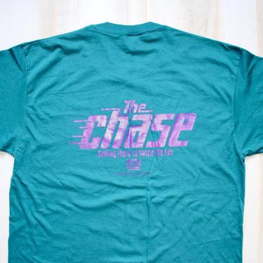 Vintage 90s Movie Promo T Shirt, 1990s Tee, The Chase, Charlie Sheen, Rare, Cult Film, Action, Punk, Henry Rollins 