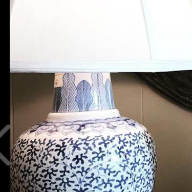 Blue & White Asian Lamps