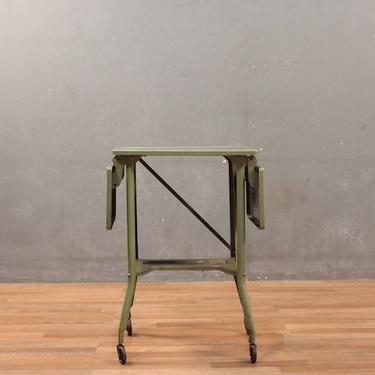 Industrial Jade Drop-Leaf Typewriter Table – ONLINE ONLY
