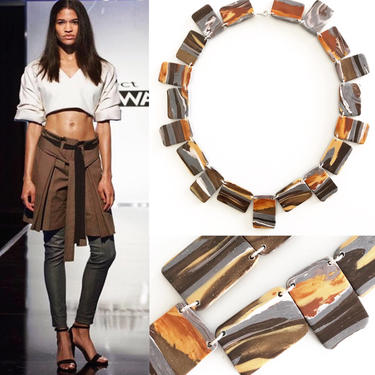 Handmade necklace inspired by the winning design by Kentaro on Project Runway! by ChrisBergmanHandmade