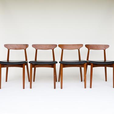 Teak Dining Chairs by Harry Ostergaard for Randers Møbelfabrik - Set of 6