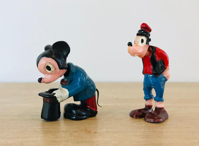 Vintage Marx Toys Mickey Mouse Bobble Head Antique tn 