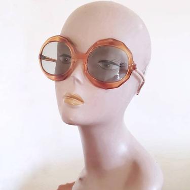 Migdalia 60s retro oversized sunglasses, glass lens, made in france tortoise sunglasses women, vintage sunglasses 