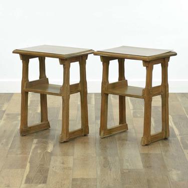 Pair Of A Brabdt A-Frame End Tables