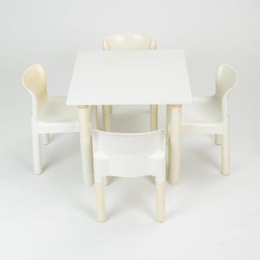 Dining Set by Carlo Bartoli and Anna Castelli Ferrieri for Kartell