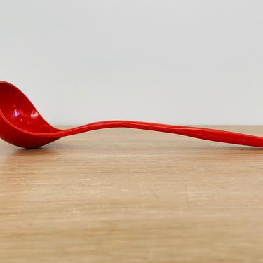 Mid Century Modern Red Ladle by Foley 