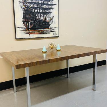 Mid Century Virtue of Hollywood Kitchen Table, MCM Knoll Styled Table and One Extension 